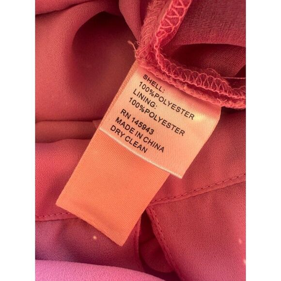 TOCCIN X RTR Pink Tie Dye Romper Women's Size 6 Party Cocktail Wedding - Picture 8 of 12